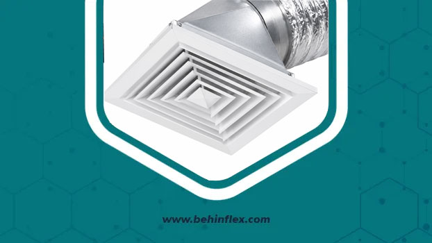 دریچه هوای مربعی آلومینیومی